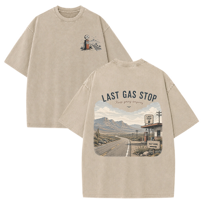 Beyond the Last Stop Vintage Washed T-Shirt