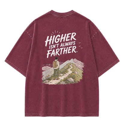 Mountain Ridge Hiking Vintage Washed T-Shirt