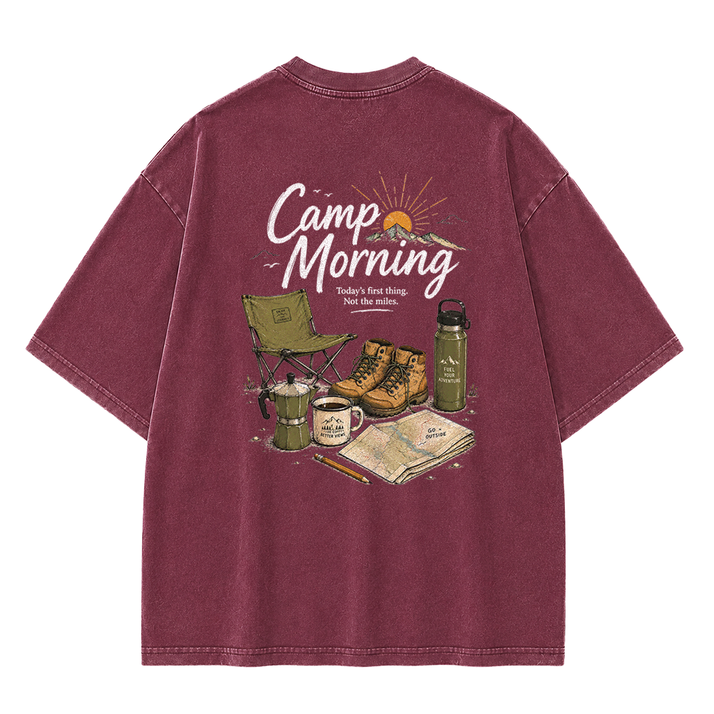 Morning Camp Vintage Washed T-Shirt