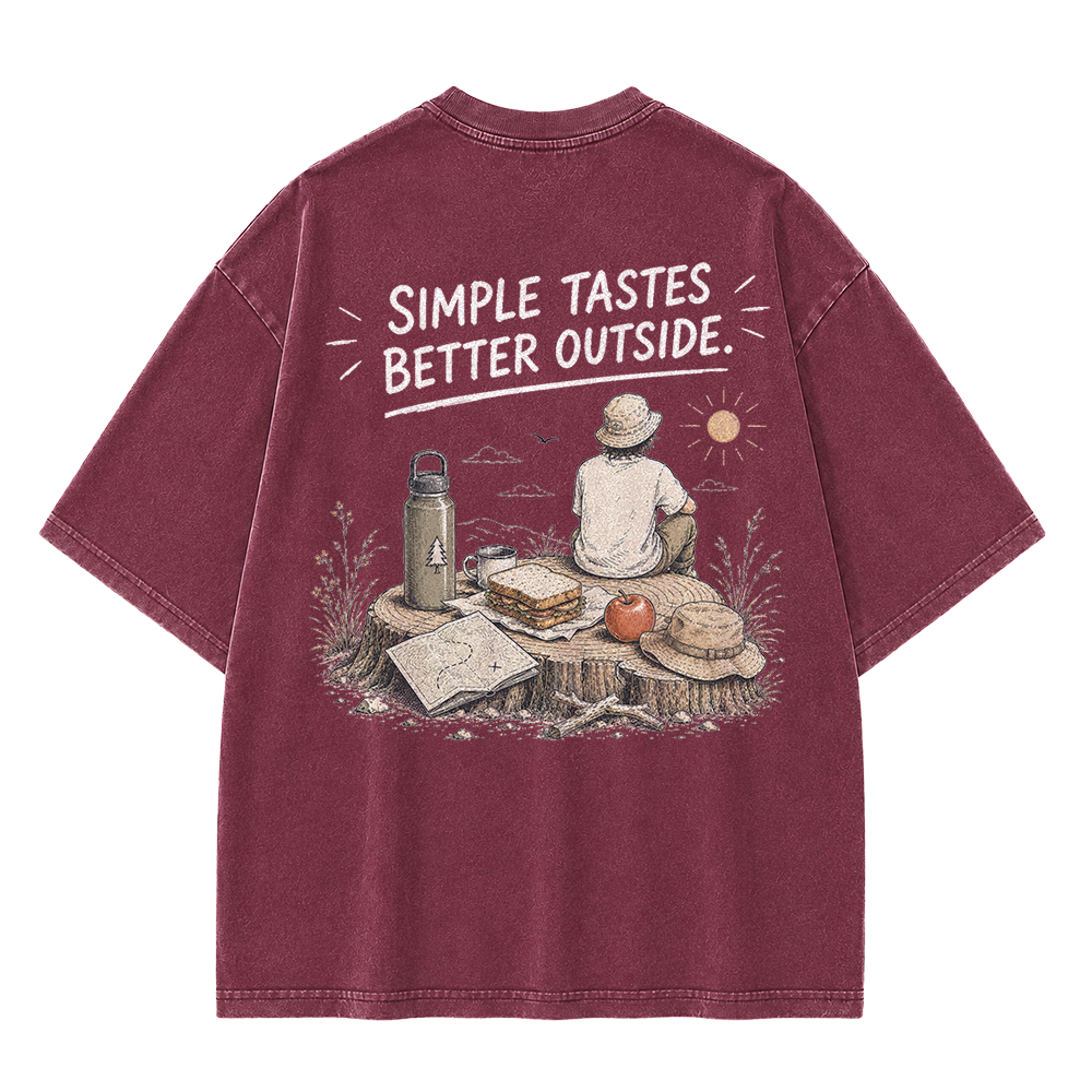 Picnic by the Lake Vintage Washed T-Shirt