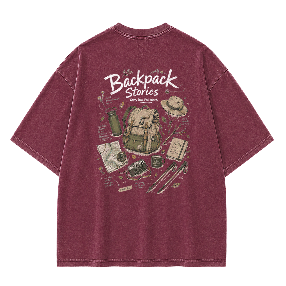Backpack Stories Vintage Washed T-Shirt