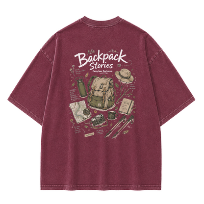 Backpack Stories Vintage Washed T-Shirt