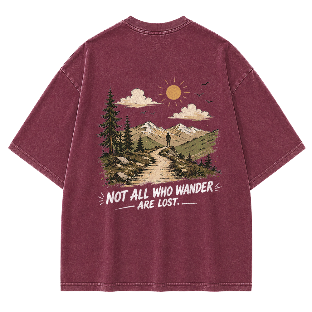 Where the Path Leads Vintage Washed T-Shirt