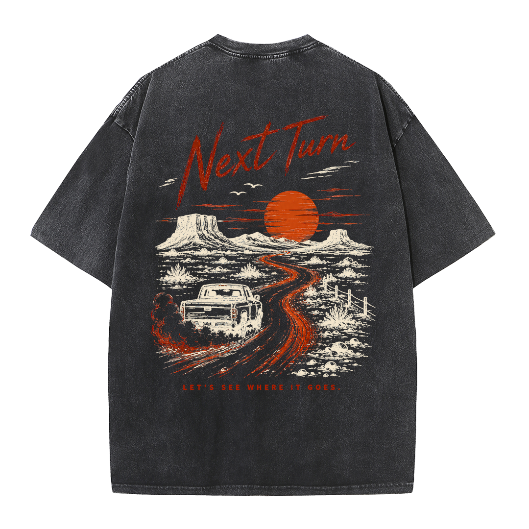 Beyond the Next Turn Vintage Washed T-Shirt