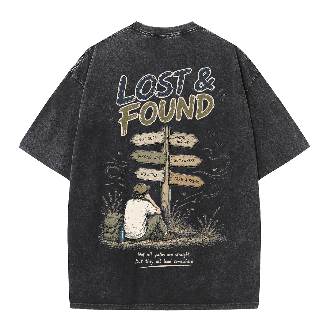 Vintage-T-Shirt "Finding Direction"