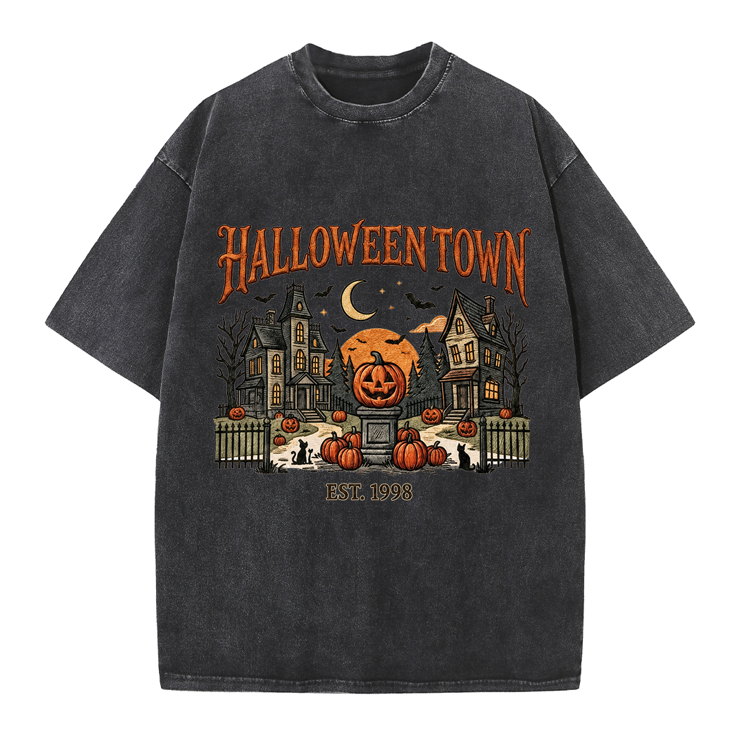 Halloween Town Haunted House Tee