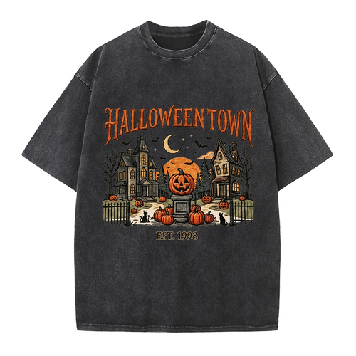 Halloween Town Haunted House Tee