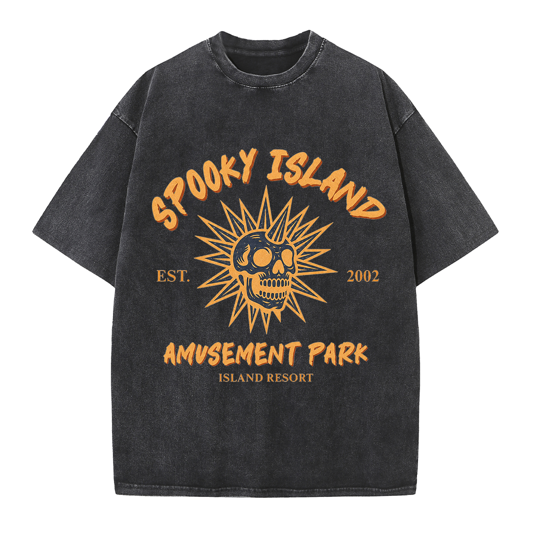 Spooky Island Amusement Park Tee