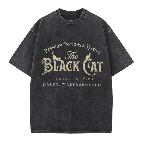 Black Cat Potions & Elixirs Tee