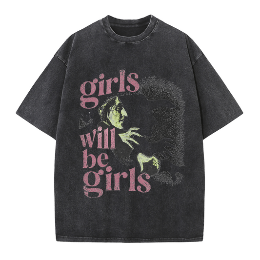 Retro Girls Will Be Girls Witch Tee