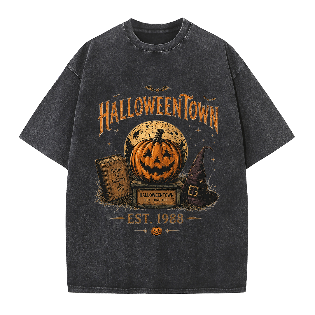 Halloween Town Pumpkin Witch Tee