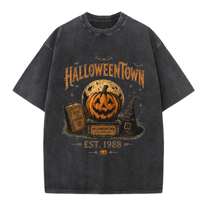 Halloween Town Pumpkin Witch Tee