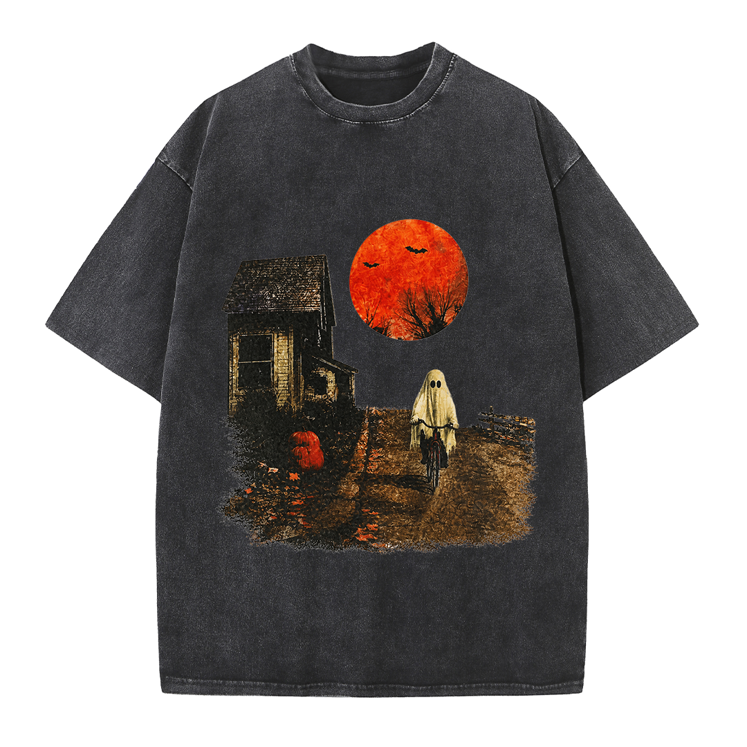 Ghost Under the Blood Moon Tee