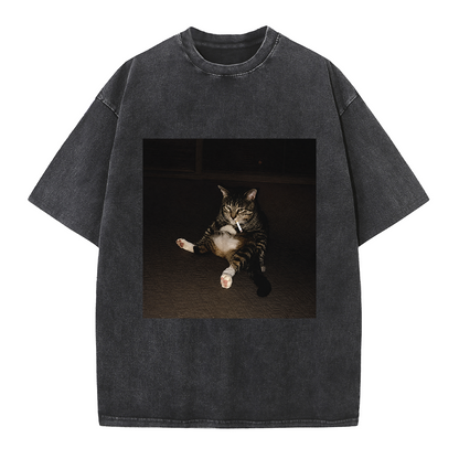 Midnight Chill Cat Tee