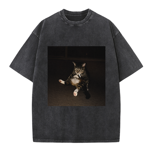Midnight Chill Cat Tee