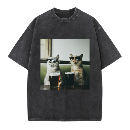 Beer Buddies Cats Tee