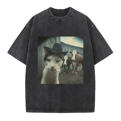 Cowboy Cat Ranch Tee