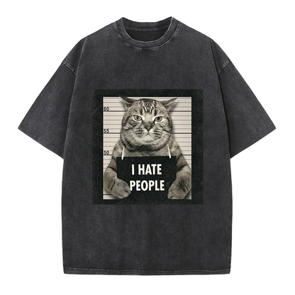 I Hate People Cat Tee