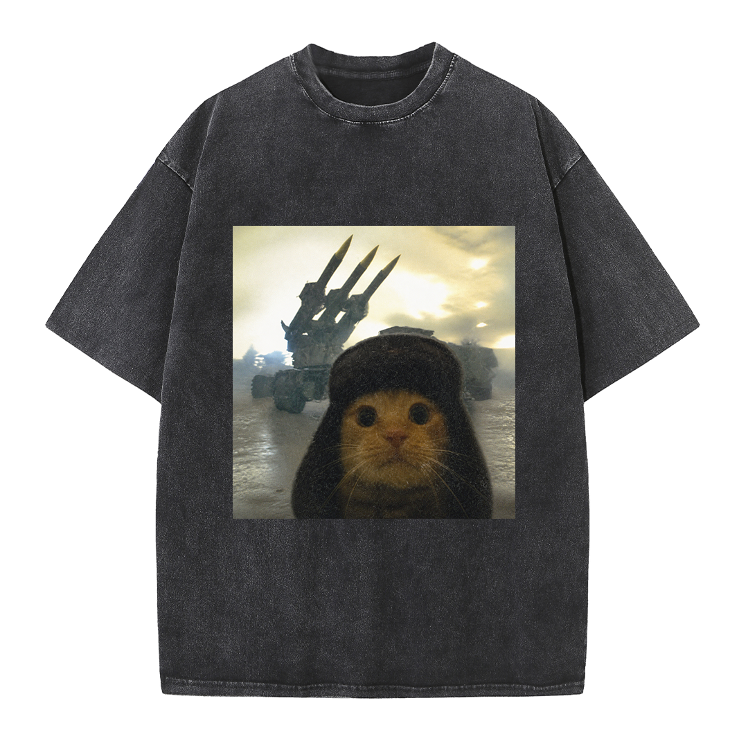 Battlefield Cat Tee